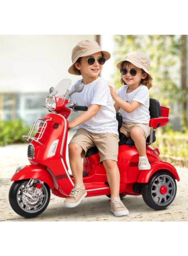 VESPA سكوتر فيسبا بمقعدين أحمر LB-1388/HLW-1388 - Image 3